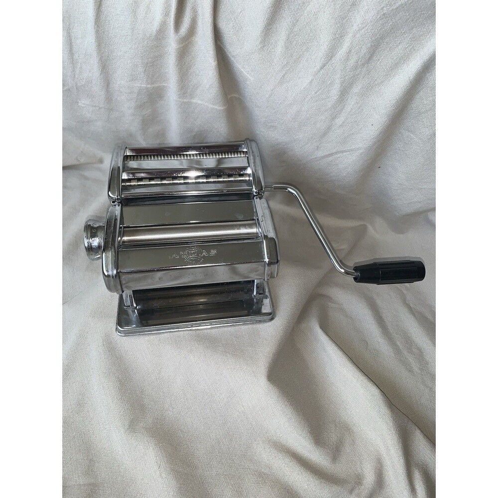 EUC Vintage Marcato Atlas Model 150 Pasta Machine Made in Italy OMC Noodle Maker